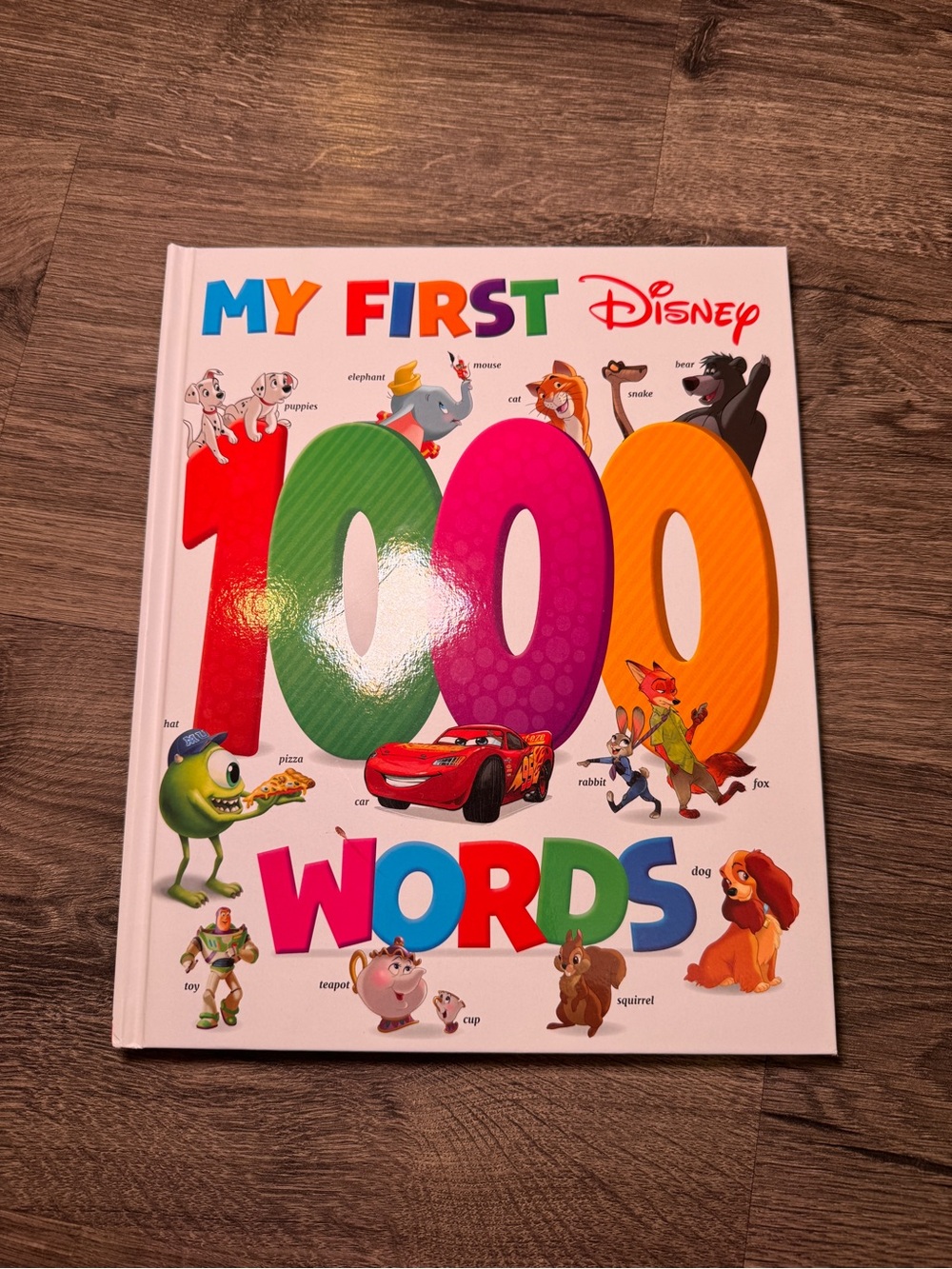 Disney My First 100 Words Colorful White Cover Book